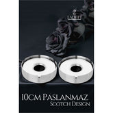 Takaz Global Hazneli Küllük Paslanmaz Çelik 2 li Scotch Design